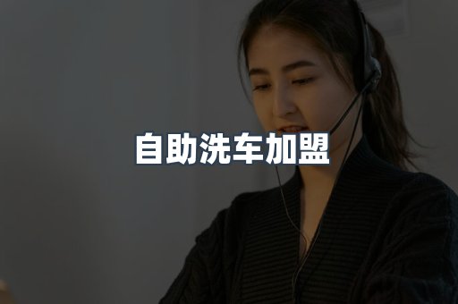 自助洗车加盟